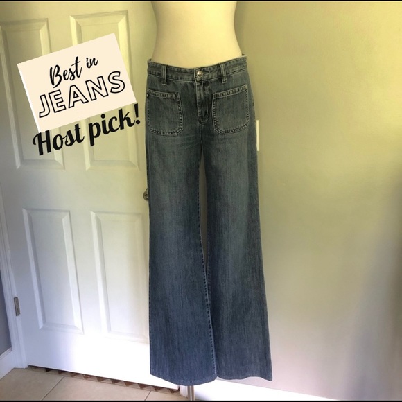 Michael Kors Denim - MICHAEL KORS wide-leg denim jeans Sz. 6 EUC